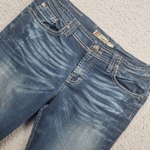 BKE Wendi Bootcut Jeans Women Size‎ 29x34 Medium Wash Stretch Denim